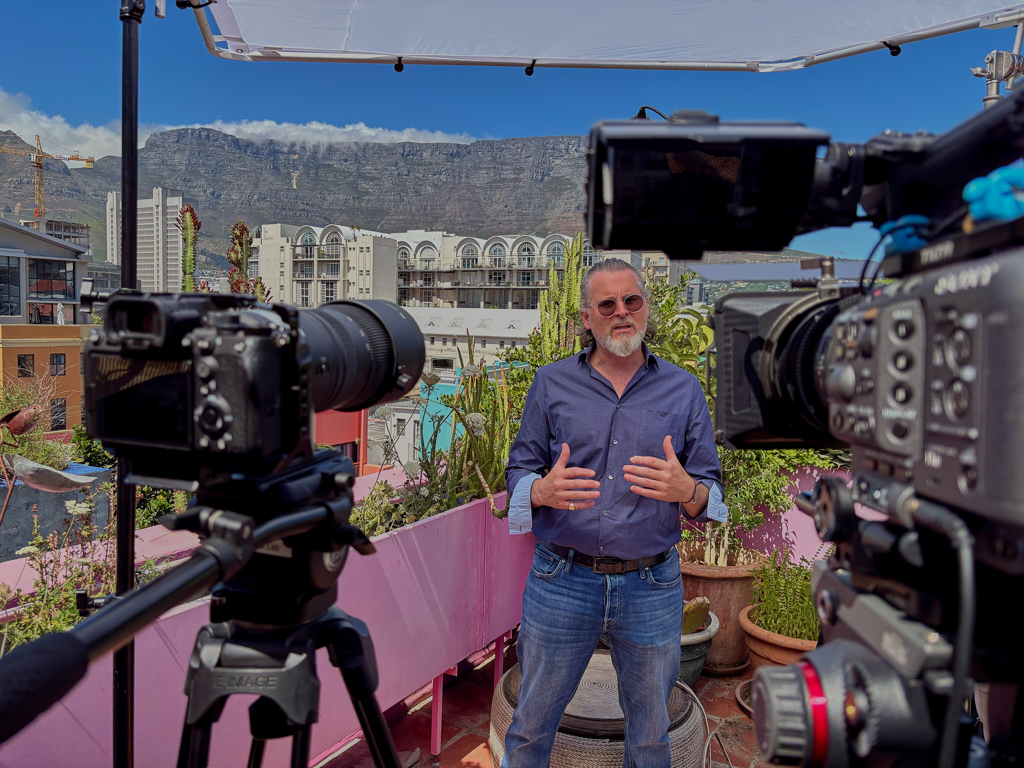 Conference live streaming — multi-camera crew