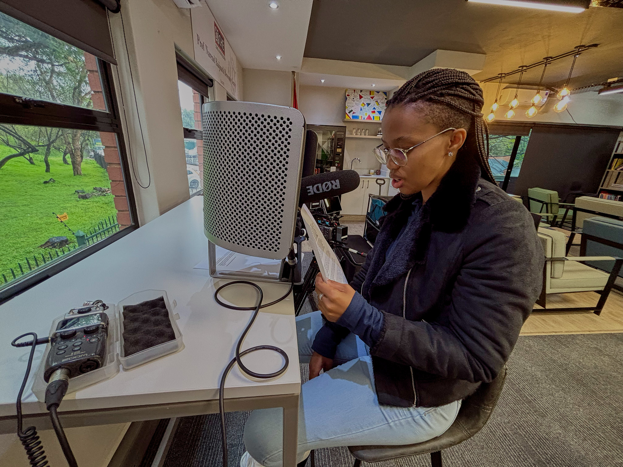Live streaming technical setup — recording studio
